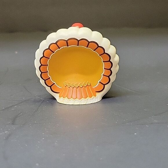 Thanksgiving Pilgrim Couple,Horn Of Plenty, Hand Painted Ceramic Vintage (2) - Picture 8 of 11